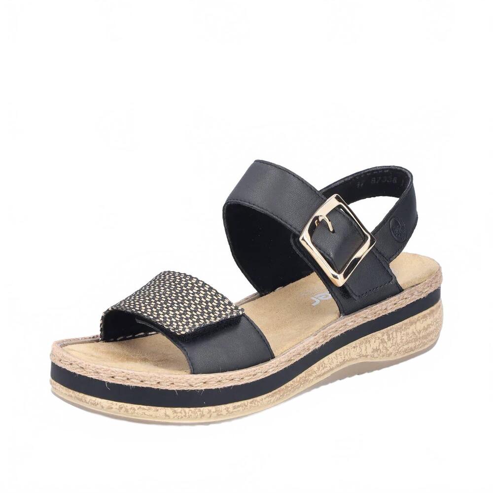 NEW RIEKER women's casual sandals in rimo/lugano